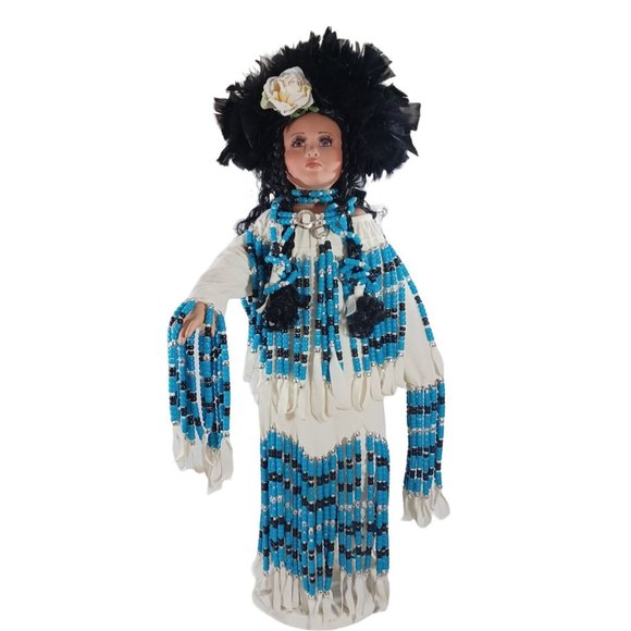 Rustie Dolls 32" Little Doe Native American Indian Princess Limited Edition 2000 - Picture 2 of 9